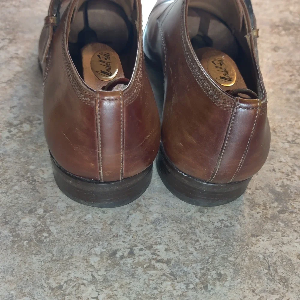 Magnanni Marco II Oxfords Men's 10.5 M Brown Leather Monk Strap *Excellent Shape
